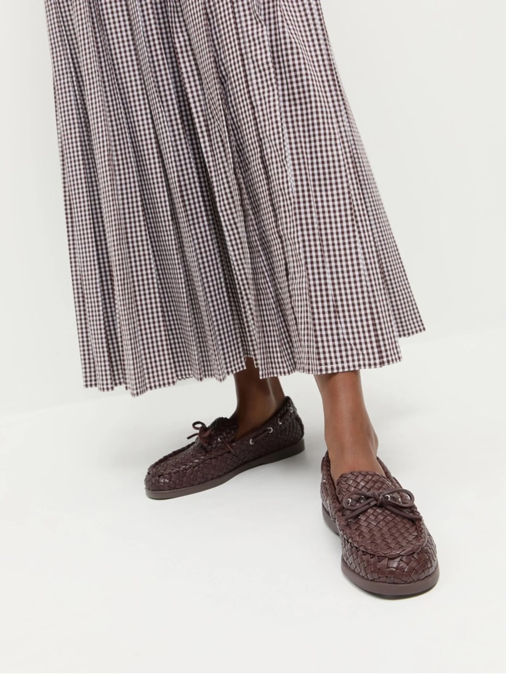 Loeffler Randall woven leather loafers size 8.5 - Picture 2 of 4